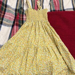 Tea Collection Yellow Floral Kids Dress